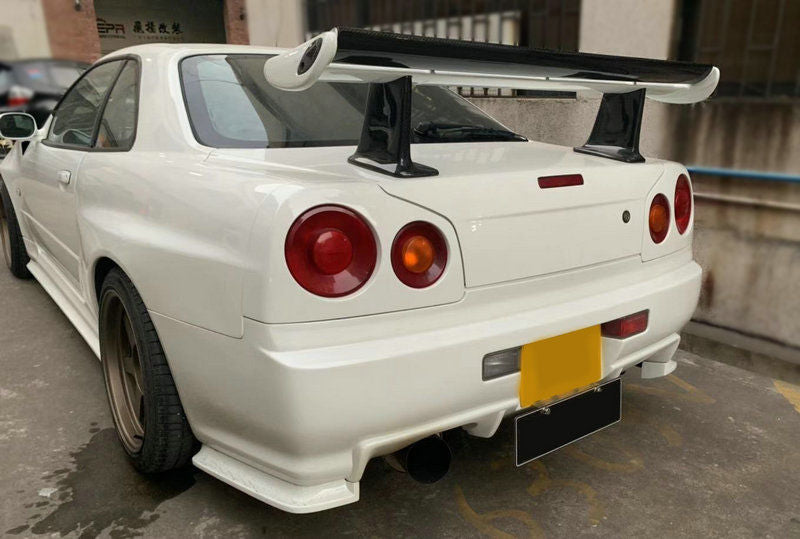 Nissan Skyline R34 GTT - CF/FRP ESB Style Rear Bumper