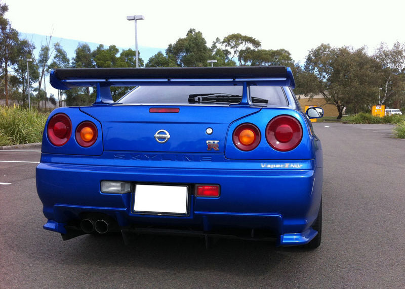 Nissan Skyline R34 GTR 1998-2005 Carbon Fiber OEM Spoiler Rear Small Blade (For geunine OEM spoiler)