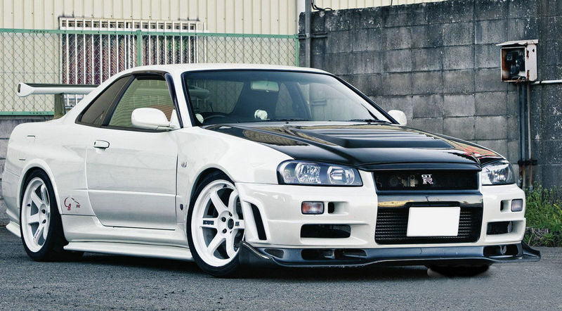 Nissan Skyline R34 (1998-2005)- Autoselect CF/FRP Front Lip