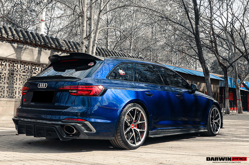 2017-2024 Audi RS4 B9 BKSS Style Rear Diffuser w/ Caps