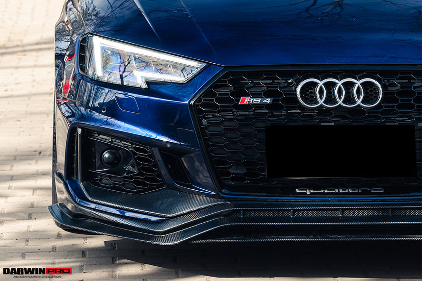 2017-2019 Audi RS4 B9 Front Bumper Trim Lip
