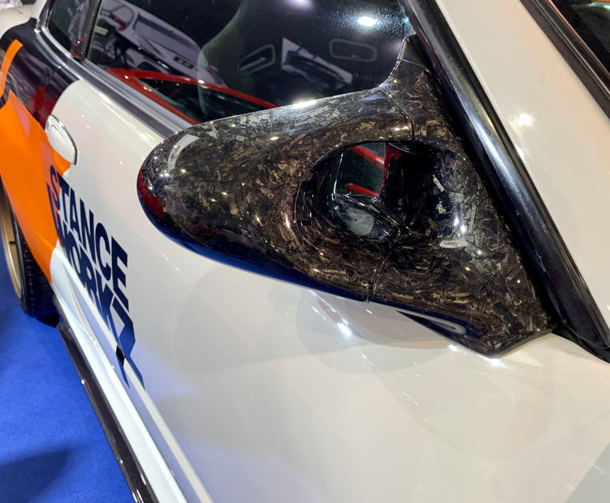 Nissan Skyline R34 GTR ER34 Aero CF/FRP Mirror (Right Hand Drive Vehicle)