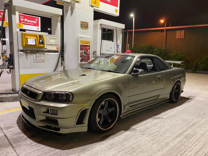Nissan Skyline R34 GTR ER34 Aero CF/FRP Mirror (Right Hand Drive Vehicle)