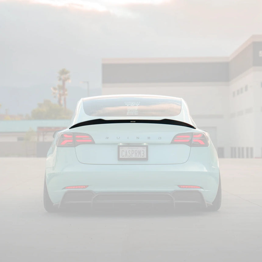 TESLA MODEL 3 CARBON FIBER SPOILER V2