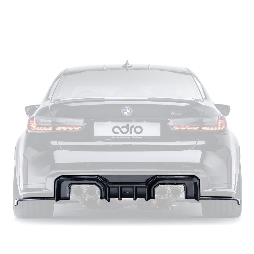 BMW G80 M3 PREPREG REAR DIFFUSER