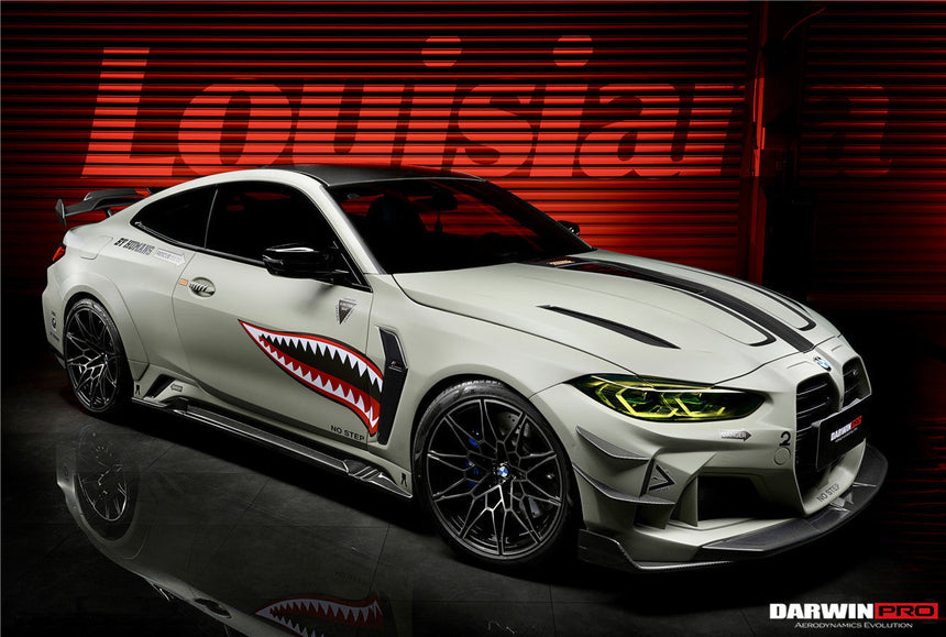 2021-UP BMW M4 G82/G83 BKSSII Style Front Bumper and Front Fender and Side Skirts