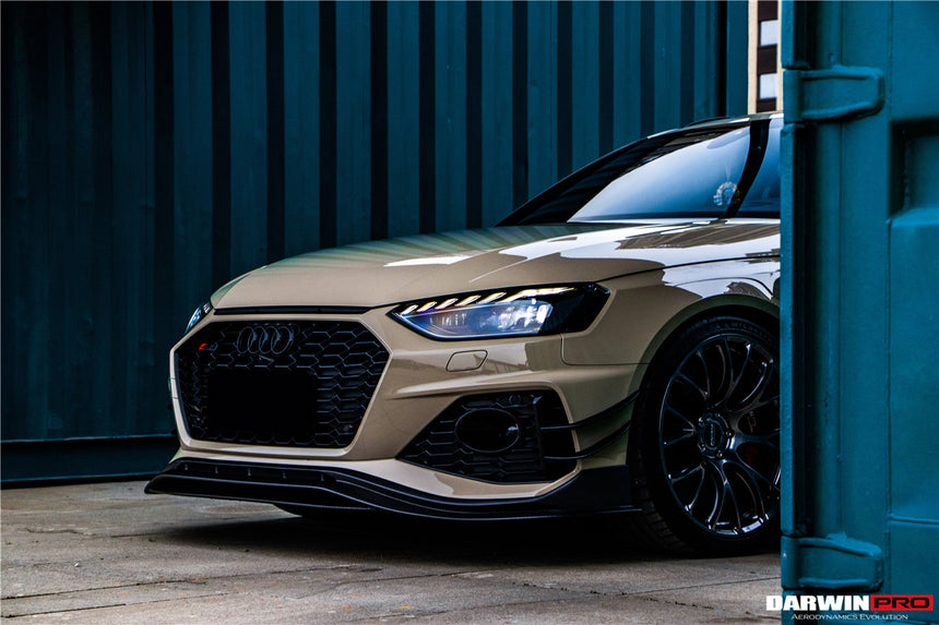 2020-2024 Audi RS4 B9.5 BKSS Style Carbon Fiber Front Lip
