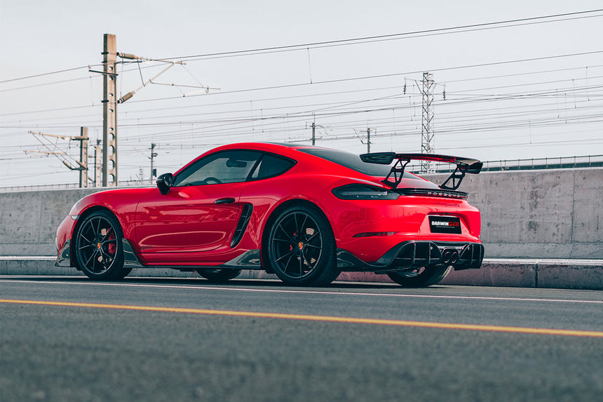 2016-2023 Porsche 718 Cayman/Boxster BKSS Style Partial Carbon Fiber Full Body Kit