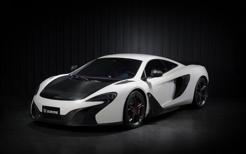 McLaren 650S Dry Carbon Fiber Fiber Front Bumper OEM - Zacoe