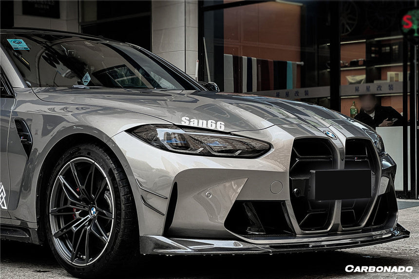 2021-UP BMW M3 G80 M4 G82/G83 MP Style Carbon Fiber Front Canards