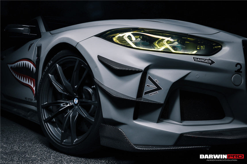 2021-UP BMW M4 G82/G83 BKSSII Style Front Bumper and Front Fender and Side Skirts