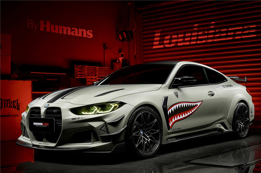 2021-UP BMW M4 G82/G83 BKSSII Style Front Bumper and Front Fender and Side Skirts