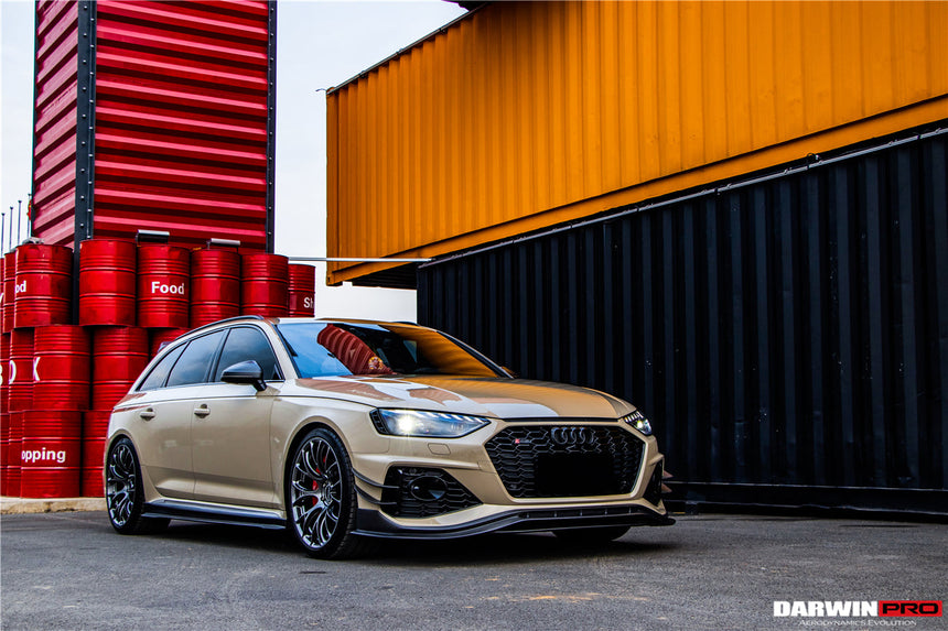 2020-2024 Audi RS4 B9.5 BKSS Style Carbon Fiber Front Lip