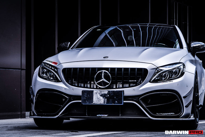 2015-2021 Mercedes Benz W205 C63/S AMG Coupe IMP Performance Partial Carbon Fiber Front Bumper
