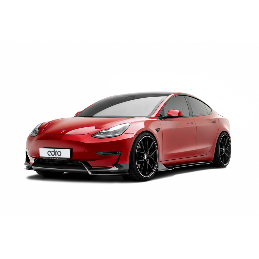 TESLA MODEL 3 PREPREG SIDE SKIRTS V1