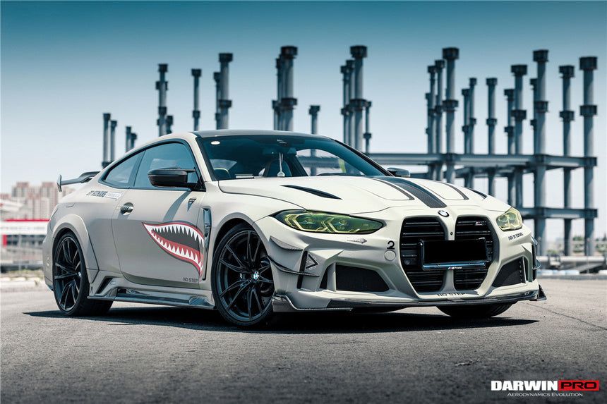 2021-UP BMW M4 G82/G83 BKSSII Style Front Bumper and Front Fender and Side Skirts