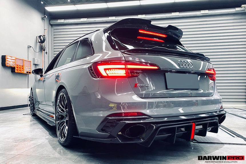 2017-2024 Audi RS4 B9 B9.5 & 2017-2019 S4 B9 BKSS Style Rear Decklid Spoiler