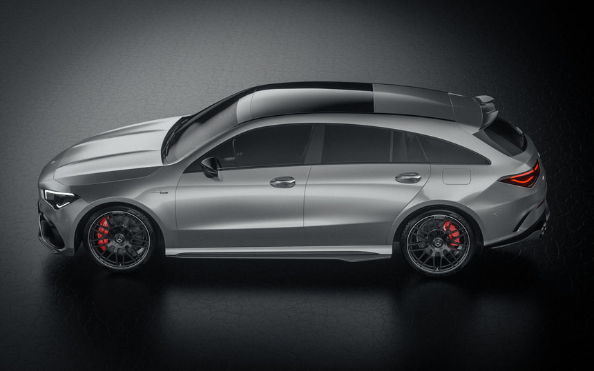 Mercedes CLA45 S Dry Carbon Fiber Side Skirts - Zacoe