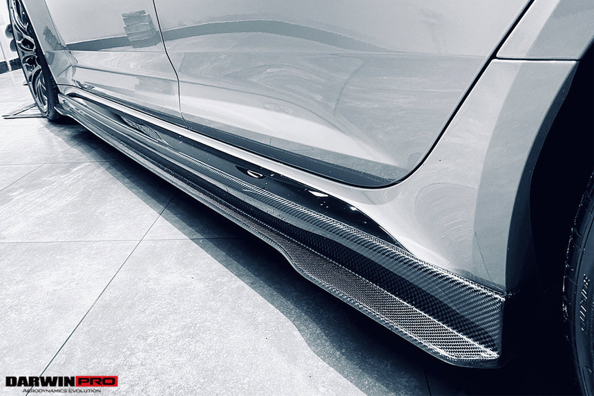 2017-2024 Audi RS4 B9 BKSS Style Side Skirts Under Board