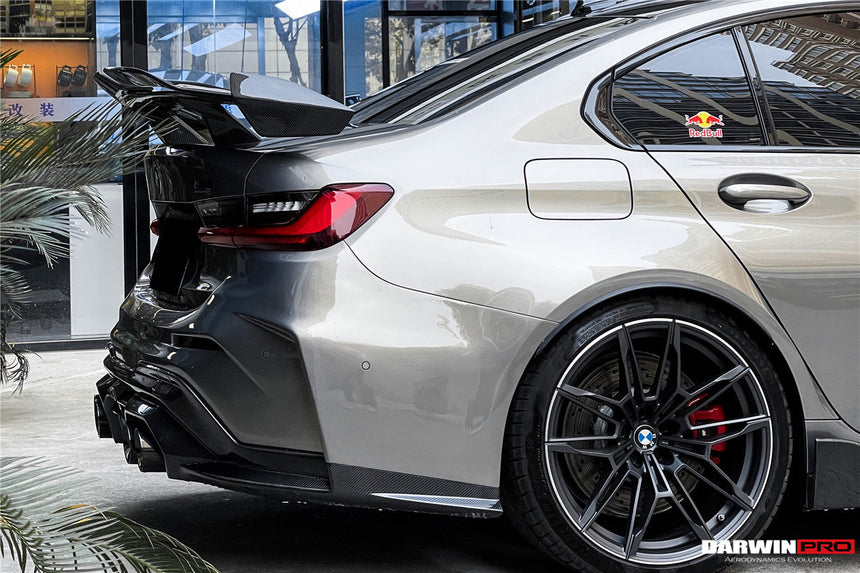 2021-UP BMW M3 G80 BKSSII Style Rear Bumper W/ Exhaust Tips