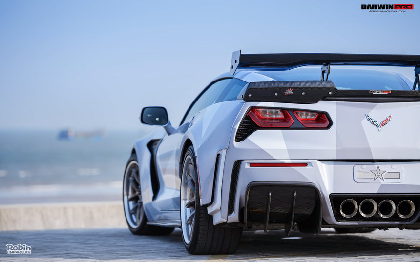 2013-2019 Corvette C7 Z51 Grandsport Z06 BKSS Style Trunk Spoiler