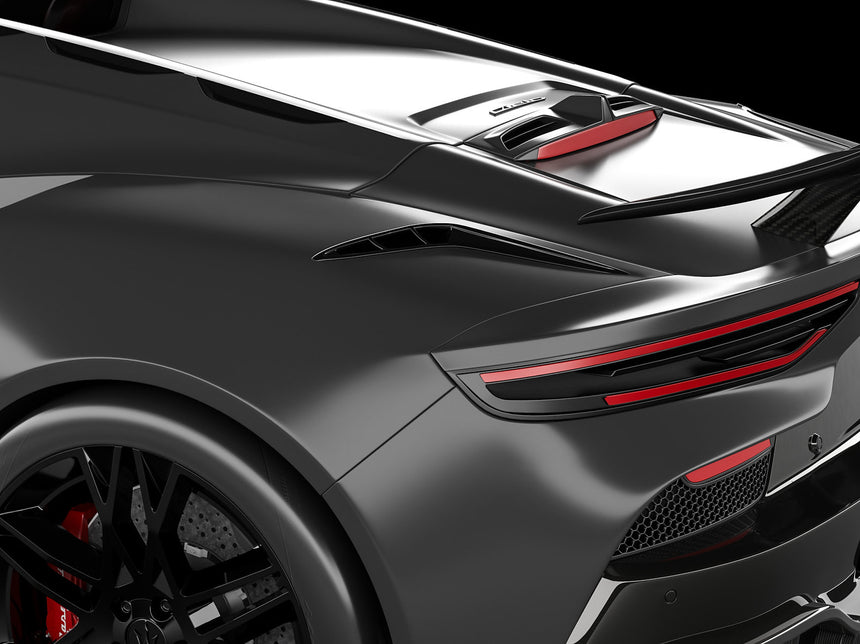 Maserati MC20 Carbon Fiber Boomerang Vents Body Kit ARIA Carbon™ Tuning