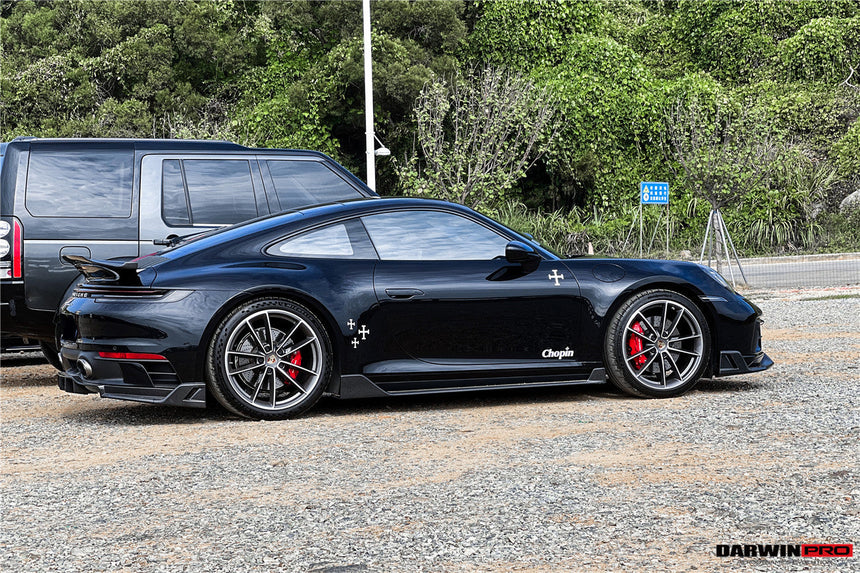 2019-2023 Porsche 911 992 Carrera S/4/4S/Targa/Cabriolet BKSS Style Side Skirts