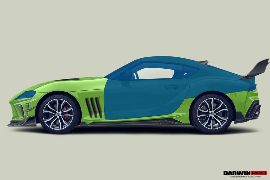 2019-UP Toyota GR Supra (J29/DB) A90 A91 BKSSII Style Part Carbon Fiber Side Skirts & Fender