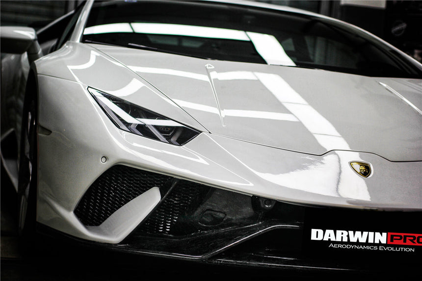 2015-2020 Lamborghini Huracan LP610/LP580/EVO Performante Style Partial Carbon Front Bumper