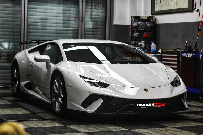 2015-2020 Lamborghini Huracan LP610/LP580/EVO Performante Style Partial Carbon Front Bumper
