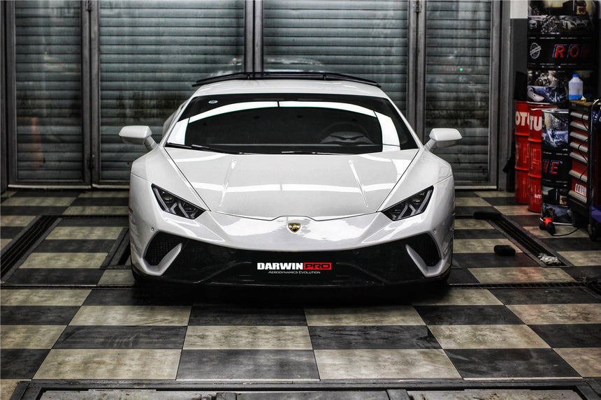 2015-2020 Lamborghini Huracan LP610/LP580/EVO Performante Style Partial Carbon Front Bumper