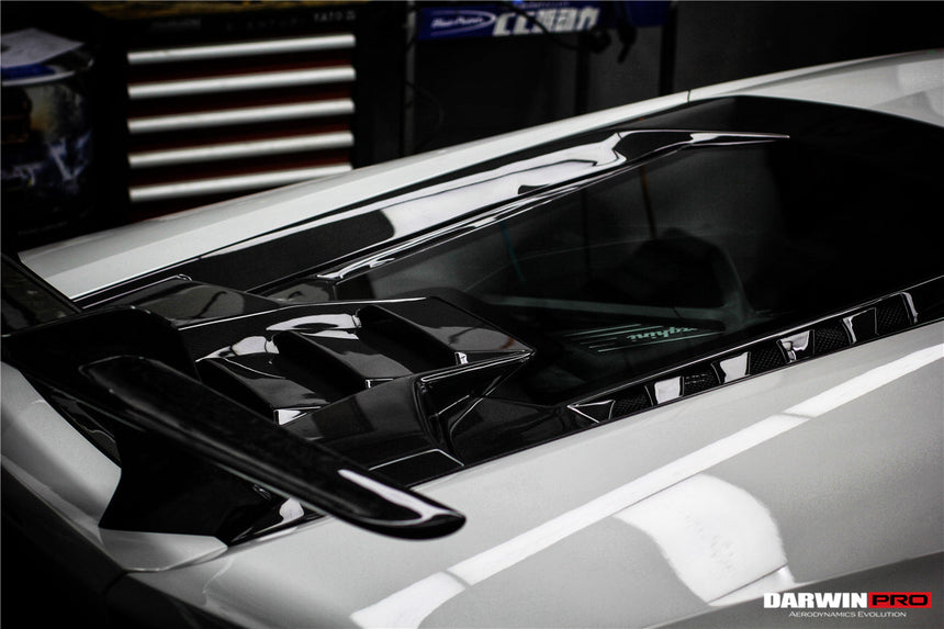 2015-2020 Lamborghini Huracan LP610/LP580 Performante Style Carbon Trunk Spoiler and Engine Hood