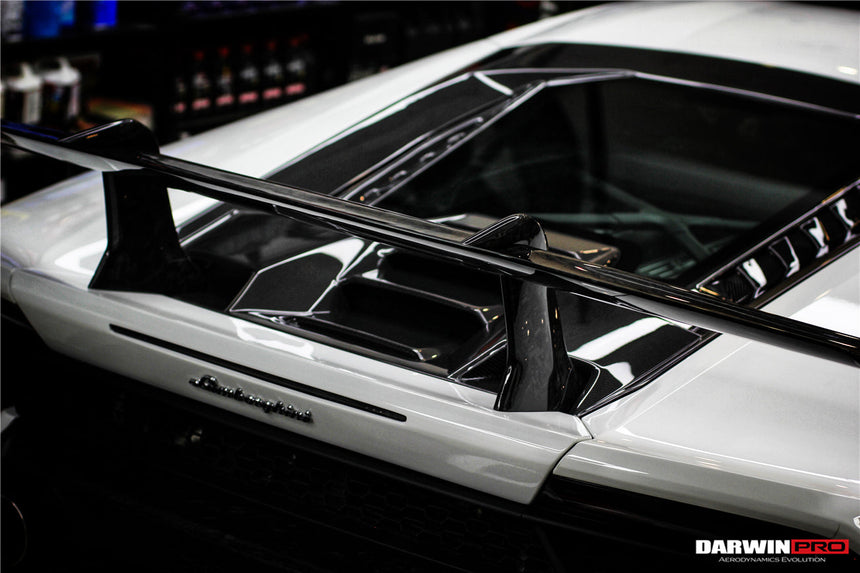 2015-2020 Lamborghini Huracan LP610/LP580 Performante Style Carbon Trunk Spoiler and Engine Hood