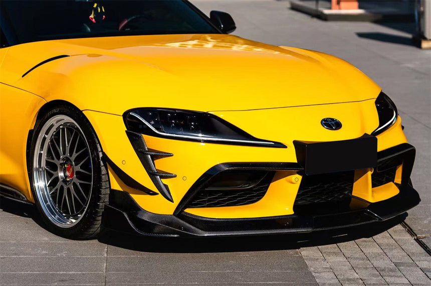 2019-UP Toyota GR Supra (J29/DB) A90 A91 BKSS Style Carbon Fiber Front Canards