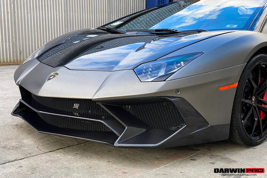 2011-2021 Lamborghini Aventador LP700 LP740 Coupe/Roadster SV Style Front Bumper
