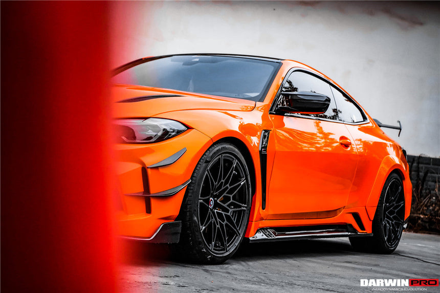 2021-UP BMW M4 G82/G83 BKSSII Style Front Bumper and Front Fender and Side Skirts