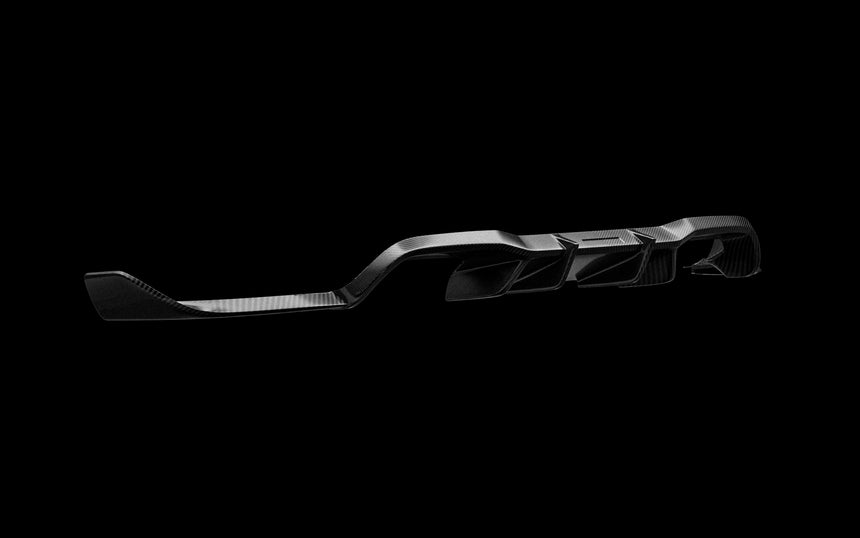 BMW M2 - F87 Dry Carbon Fiber Diffuser - Zacoe