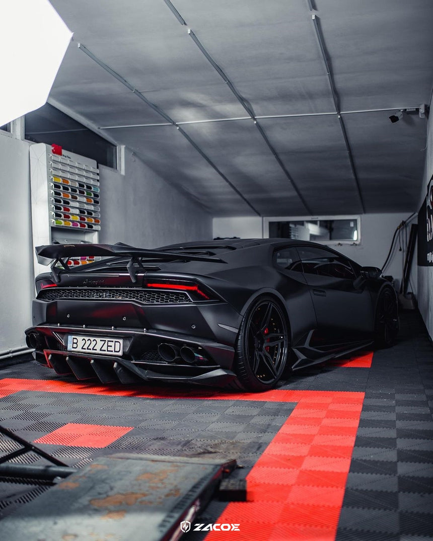 Lamborghini Huracan LP610 Dry Carbon Fiber Diffuser - Zacoe
