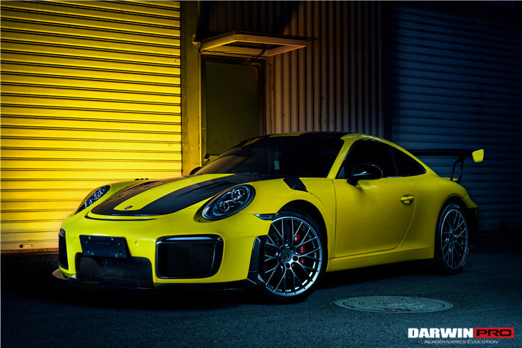 2016-2019 Porsche 911 991.2 Carrera /Targa 4/4S GT2RS Style Partial Carbon Fiber Front Bumper