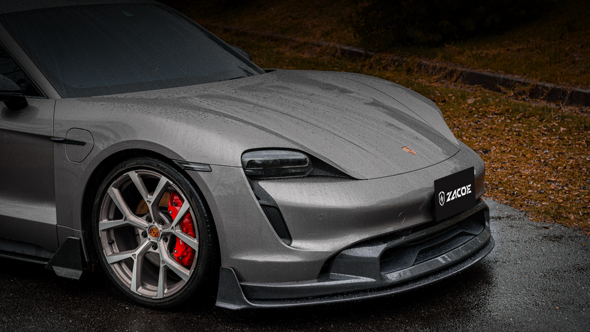 Porsche Taycan Dry Carbon Fiber Full Kit - Zacoe