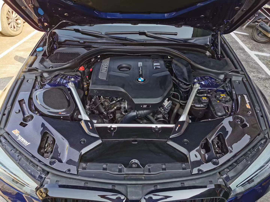 BMW 5 Series (B48 G Chassis) 2.0T (2017-UP) Dry Carbon Fiber Cold Air Intake System