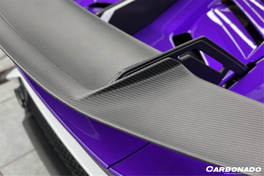 2021-2024 Lamborghini Huracan STO Dry Carbon Fiber Trunk Spoiler Wing Plate