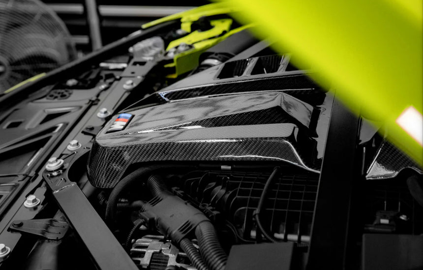 BMW G80 M3 - G82 M4 / Dry Carbon Fiber Engine Cover