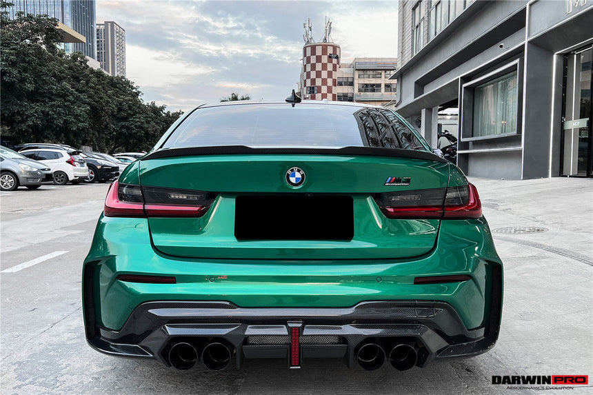 2021-UP BMW M3 G80 BKSSII Style Rear Bumper W/ Exhaust Tips