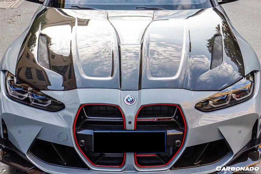 2021-UP BMW M3 G80 M4 G82/G83 OD Style DRY Carbon Fiber Gril (NO ACC)