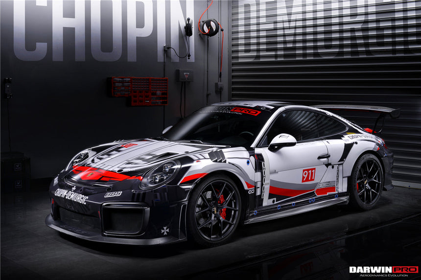 2016-2019 Porsche 911 991.2 Carrera /Targa 4/4S GT2RS Style Partial Carbon Fiber Front Bumper