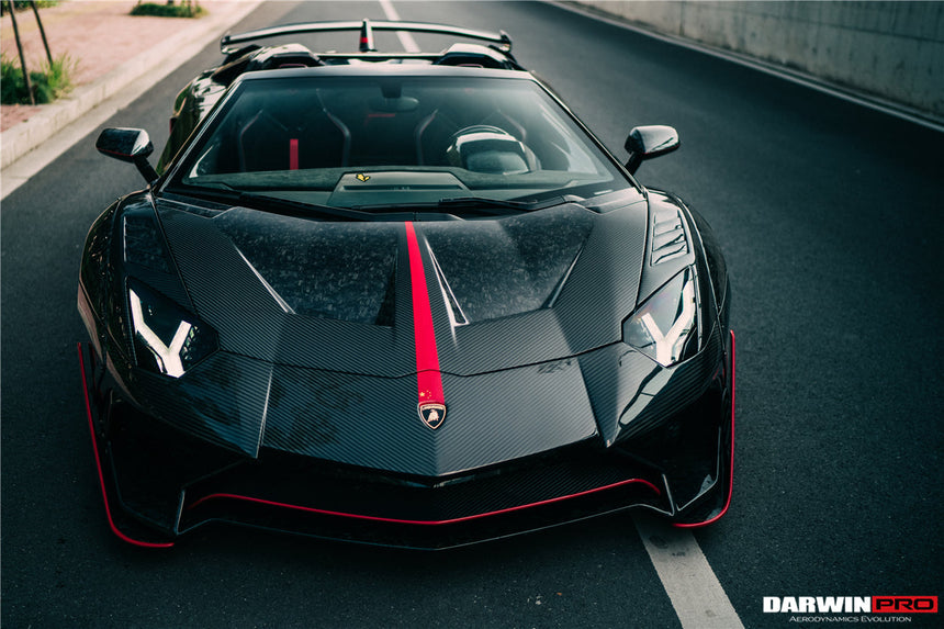 2011-2016 Lamborghini Aventador LP700 Roadster SV-BKSSII Style Wide Body Carbon Fiber Aero Full Kit