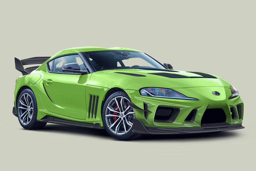 2019-UP Toyota GR Supra (J29/DB) A90 A91 BKSSII Style Part Carbon Fiber Side Skirts & Fender