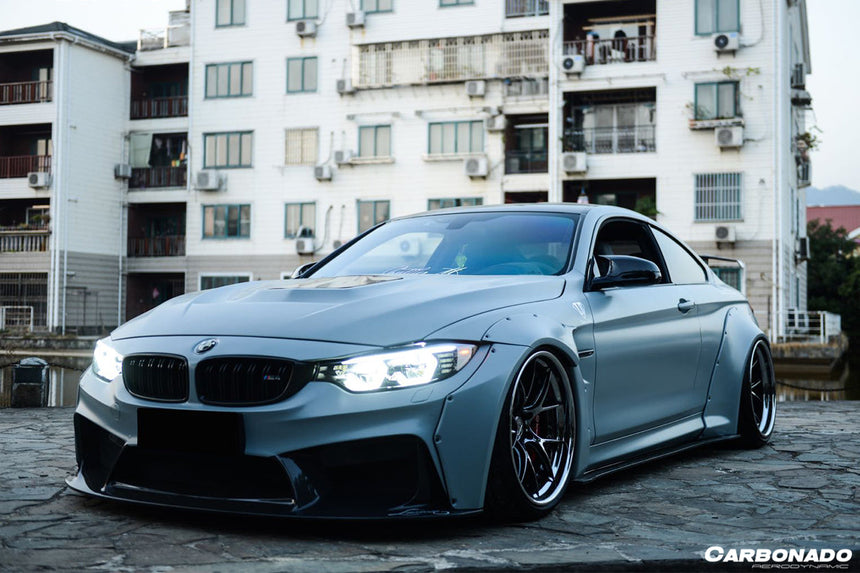 2014-2020 BMW F82/F83 M4 DE Style Side Skirts