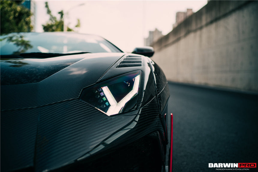 2011-2016 Lamborghini Aventador LP700 Roadster SV-BKSSII Style Wide Body Carbon Fiber Aero Full Kit